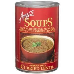 Amys Kitchen Indian Dal Curried Lentil Organic Soup (Pack of 6 