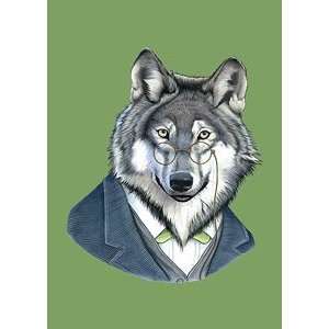  Berkley Illustration Wolf Portrait Print