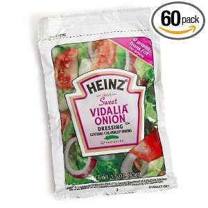 Heinz Sweet Vidalia Onion Dressing, 1.5 Ounce Pouches (Pack of 60)