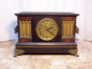 Antique Ingraham 8 Day Mantle Clock *1910*  