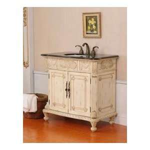  Sink Antique Vanity LUXLS1038 VA. W38 x D21 x H36, Antique 