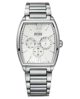 Hugo Boss Watch, Mens Silvertone Stainless Steel Bracelet 1512395 