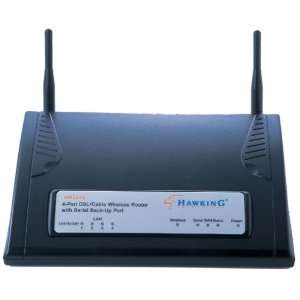 Hawking Technology WR254S Wireless Cable/DSL Router with 4 Port Switch