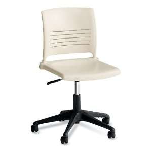  KI Furniture Strive Armless Task Chair with Fabric Seat 
