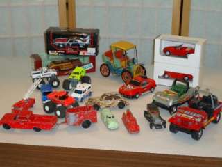 BIG LOT ASSORTED COLLECTOR TOY CARS. TOOTSIE,ARCADE,TIN LITHO 