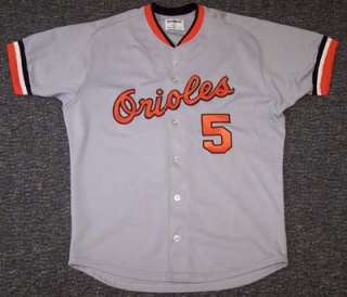   Baltimore Orioles Vintage Sand Knit Authentic Jersey PSA/DNA #K09694