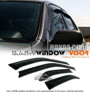   Civic 4DR DX/EX/LX Dark Smoke Vent Shade Side Window Visor EG8/EG9/EH9