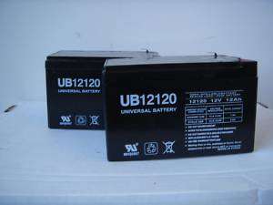 TWO UB12120 12V 12Ah Toy Car Play Scooter Battery 806593457449  