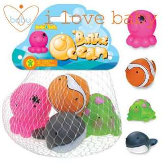 Baby Bathtime Soft Bath Toy Sea themed squirters  