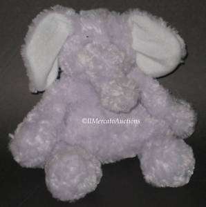 Baby GANZ Plush ELEPHANT Stuffed Toy Rattle Lovey 8  