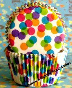 Wonderland dots baking cup cupcake liners party 48 pcs  