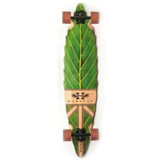 HABITAT Skateboards   Leaf Lines Bamboo Longboard Complete 9.25 X 41 