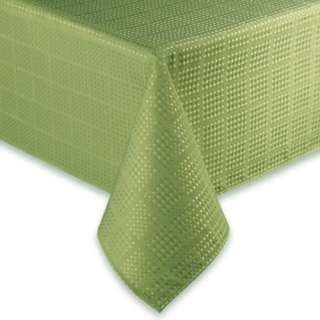 This is a easy care and spill proof fabric tablecloth from Bardwil.