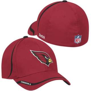 Arizona Cardinals Hat Cap Coach Flex Fit Reebok L / XL  