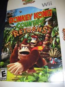   auction is a DONKEY KONG COUNTRY RETURNS GAME PROMO BIG DISPLAY BOX