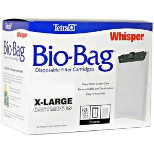 12pk X Large Bio Bag Whisper Aquarium Filter Cartridges  