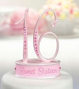 Sweet Sixteen 16th Birthday Cake Toppers Caketop  