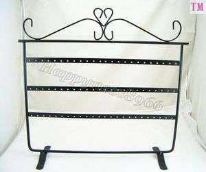 black Jewelry Holder Display For Earrings 36 Pairs d010  