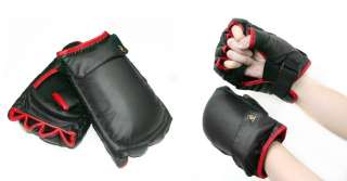 BLACK BOXING GLOVE FOR NINTENDO Wii REMOTE GAME SPORT  