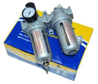 Air Compressor MOISTURE TRAP FILTER PRESSURE REGULATOR  