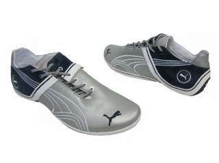 Puma Mens Future Cat Remix Silver Blue Sneakers Shoes Size 11 