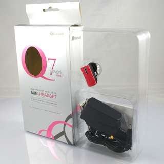 Pink Bluetooth Mini Cell Phone Headset Accessory  