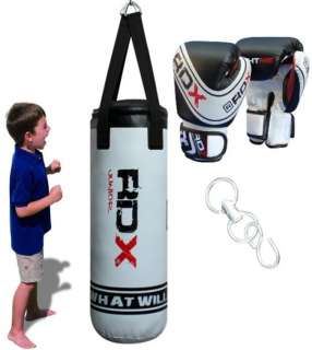 Auth RDX Kids Punch Bag Set Boxing Gloves,MMA Training Kick Ball 