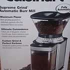 CUISINART SUPREME GRIND BURR MILL COFFEE GRINDER NEW  