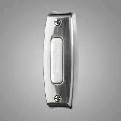 BROAN PB7LSN Satin Nickel Wired Door Chime Push buttons 784891054518 