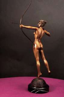 Diana   Goddess of the Hunt Augustus St. Gaudens Bronze  