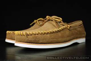 Timberland Abington Moccasin visvim 82564 BROWN SUEDE 8.5  