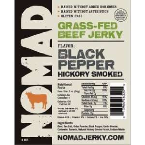Nomad Grass Fed Beef Jerky  Grocery & Gourmet Food
