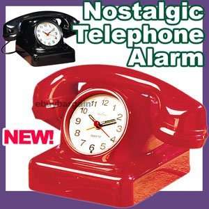  Red telephone shape alarm clock