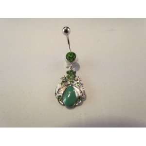  Show Girl Bellie Green Belly Ring 