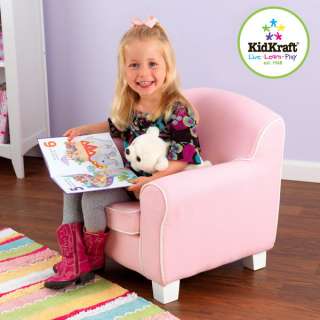 New Kids Pink Sofa Chair KidKraft Childrens Furniture Girls Bedroom 