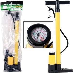  Trademark Tools Hand Bicycle Pump with Built in Pressure 