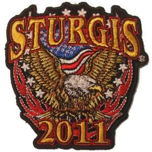 Sturgis 2011 Eagle Stars BIKE WEEK Embroidered Quality NEW Cool Biker 