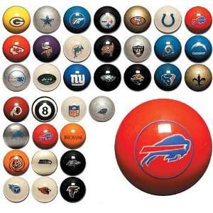  Buffalo Bills NFL Billiard Balls