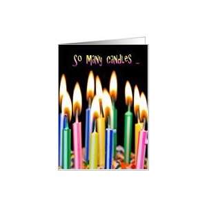 birthday, candle, cake, humor Card