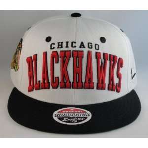 NHL Chicago Blackhawks Zephyr Flat Bill Snapback Hat Limited Edition