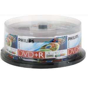   Philips Lightscribe Color Dvd+r 16x Blank DVD Plus R 