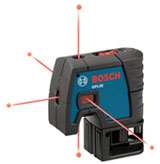  Bosch GPL3T 3 Point Torpedo Laser Alignment Kit
