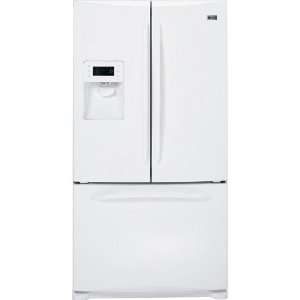  GE White Bottom Freezer Freestanding Refrigerator 