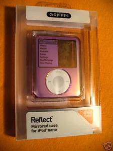 Pink reflect mirror Case for iPod nano 3rd Gen nano 3g  