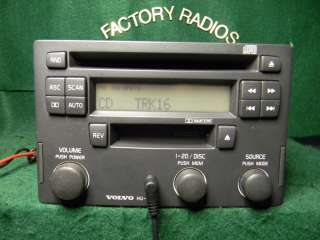 00 04 S40 HU615 Volvo CD Cassette Tape Radio  AUX Ipod SAT 30887088 