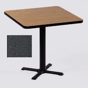 Correll Bxt24S 07 Cafe and Breakroom Tables   Square   Black Granite