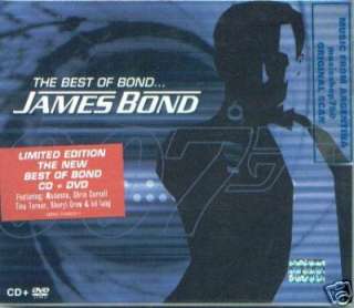 THE BEST OF BOND… JAMES BOND. SOUNDTRACK. FACTORY SEALED CD + DVD 