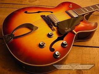Vintage 1969 Guild CE 100 Archtop Jazz Guitar Cherry Sunburst w HSC 