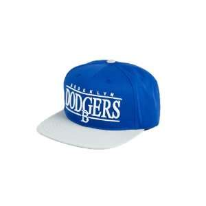  MLB Mens Brooklyn Dodgers Nineties Snapback Cap (Blue 