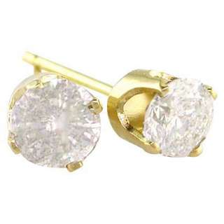 Diamond Stud Earring 1ct. I2 3 Clarity   Yellow.Opens in a new window